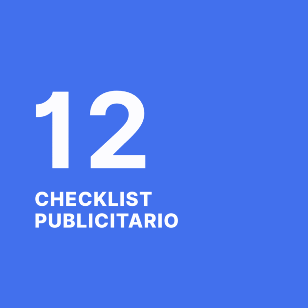 Checklist publicitario completo